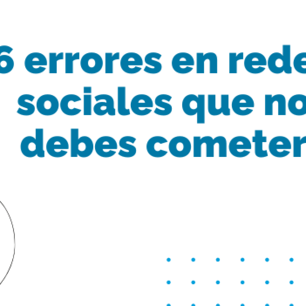 errores en redes sociales